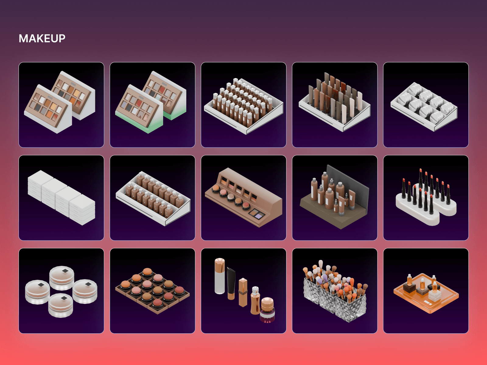 Makeup assets