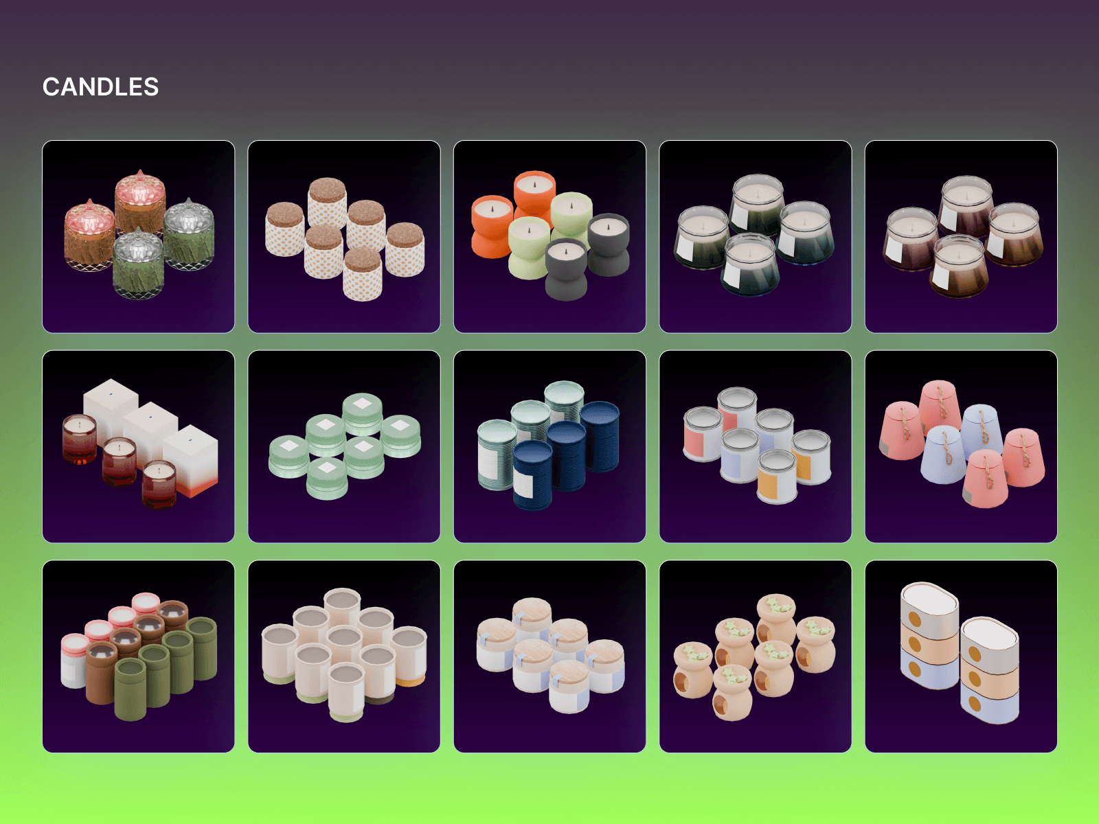 Candles assets